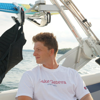 Lake Geneva Unsalted No Sharks® Short Sleeve T-Shirt