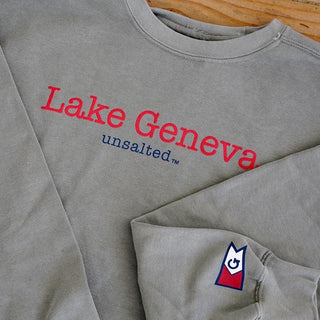 Lake Geneva Unsalted No Sharks® Crewneck