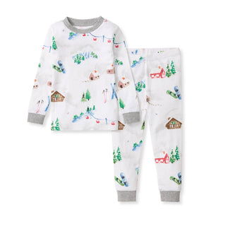 Ski Slopes Family Matching Organic Cotton Two-Piece Pajamas