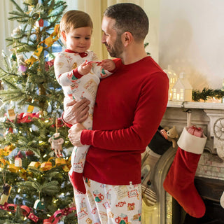 Cookies For Santa Family Matching Organic Cotton Two-Piece Pajamas