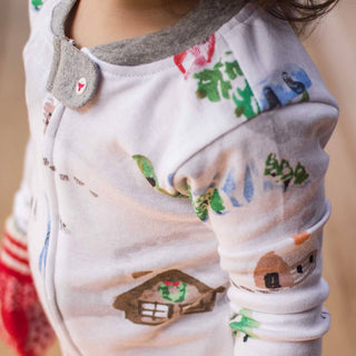 Ski Slopes Family Matching Organic Cotton Sleep & Play