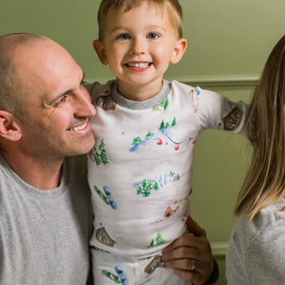 Ski Slopes Family Matching Organic Cotton Sleep & Play