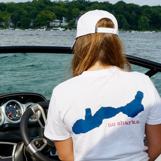 Lake Geneva Unsalted No Sharks® Short Sleeve T-Shirt