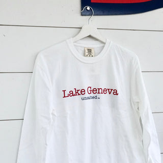 Lake Geneva Unsalted No Sharks® Long Sleeve T-Shirt