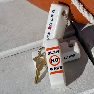 Slow No Wake Buoy Keychain