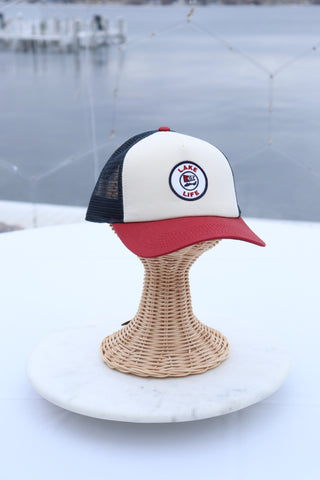 Retro Lake Life Patch Hat