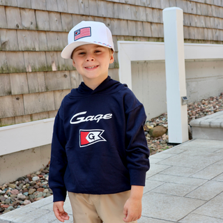 Jr. Fit American Flag Patch Hat