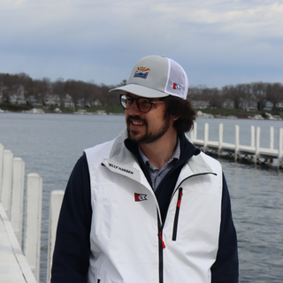 Lake Geneva Sunset Transfer Twill Hat