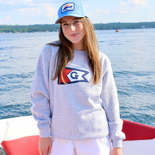 3D Puff Burgee Crewneck