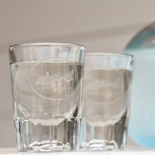 Lake Geneva Etched Shot Glass
