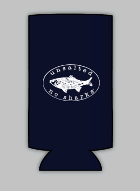 Unsalted No Shark Tall Slim Koozie
