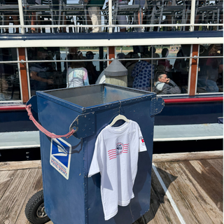 Mailboat Stamp T-Shirt
