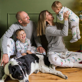 Ski Slopes Family Matching Organic Cotton Two-Piece Pajamas