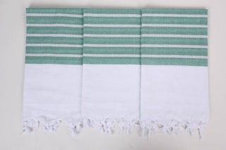 Organic Turkish Towel - Beach Green